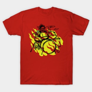 Skull Drummer T-Shirt